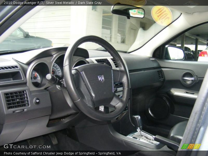 Silver Steel Metallic / Dark Slate Gray 2010 Dodge Avenger R/T