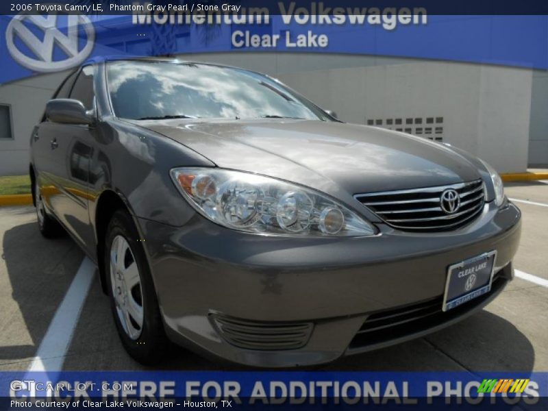 Phantom Gray Pearl / Stone Gray 2006 Toyota Camry LE
