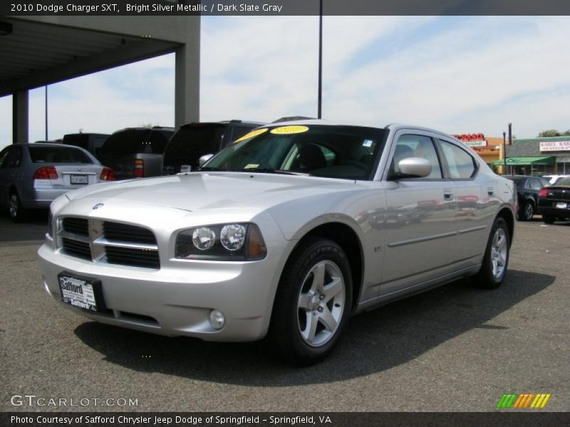 Bright Silver Metallic / Dark Slate Gray 2010 Dodge Charger SXT