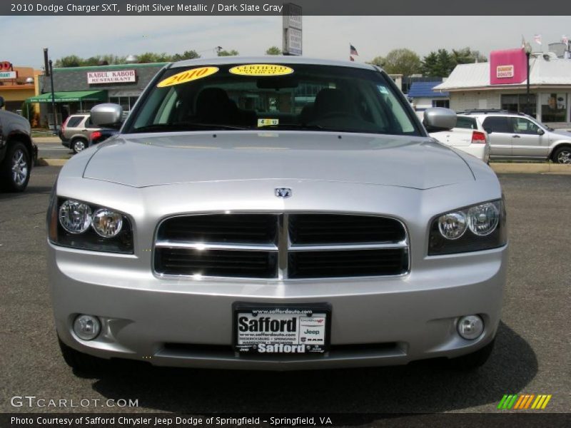 Bright Silver Metallic / Dark Slate Gray 2010 Dodge Charger SXT