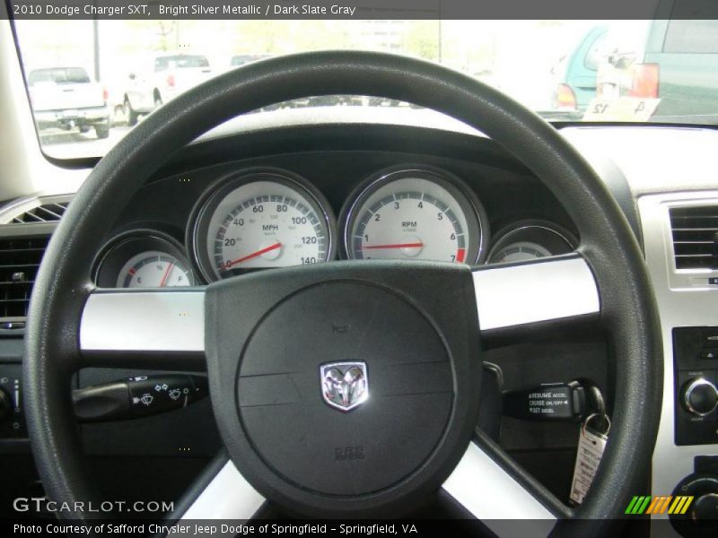 Bright Silver Metallic / Dark Slate Gray 2010 Dodge Charger SXT