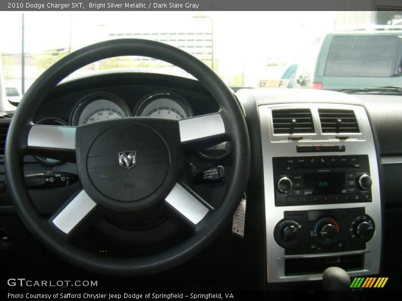 Bright Silver Metallic / Dark Slate Gray 2010 Dodge Charger SXT