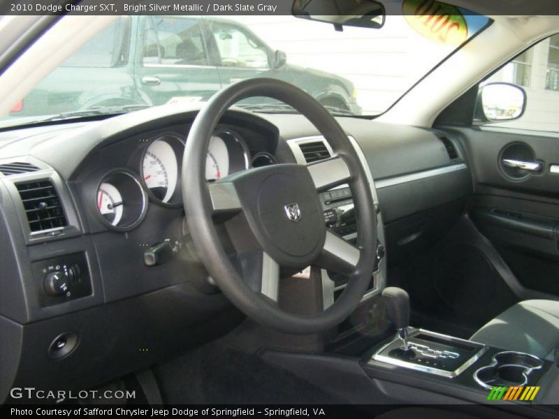 Bright Silver Metallic / Dark Slate Gray 2010 Dodge Charger SXT
