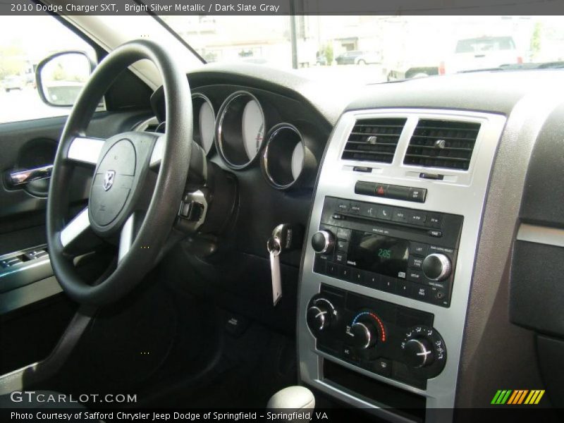 Bright Silver Metallic / Dark Slate Gray 2010 Dodge Charger SXT