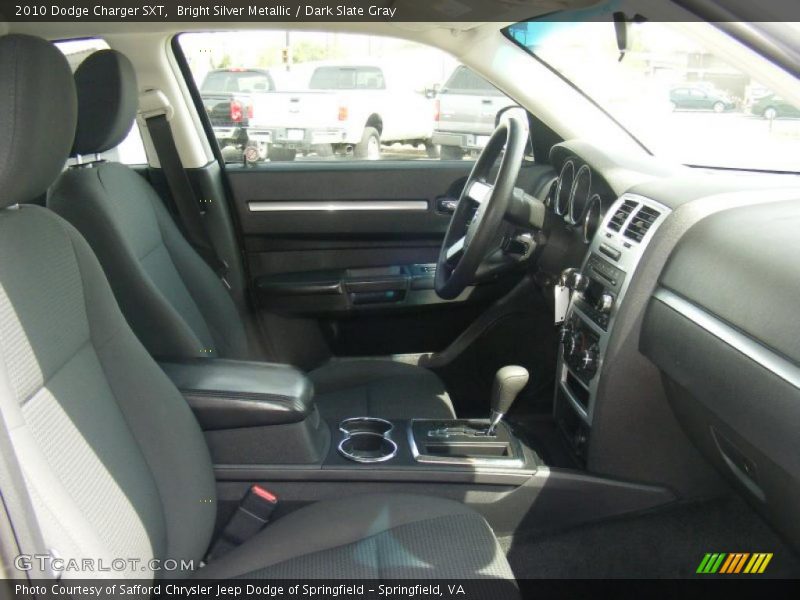 Bright Silver Metallic / Dark Slate Gray 2010 Dodge Charger SXT