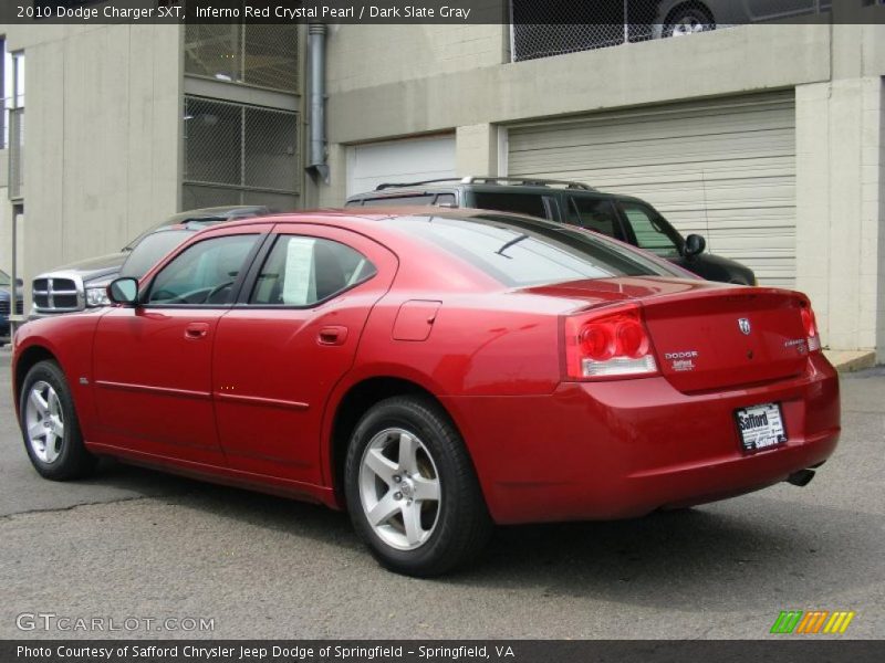 Inferno Red Crystal Pearl / Dark Slate Gray 2010 Dodge Charger SXT