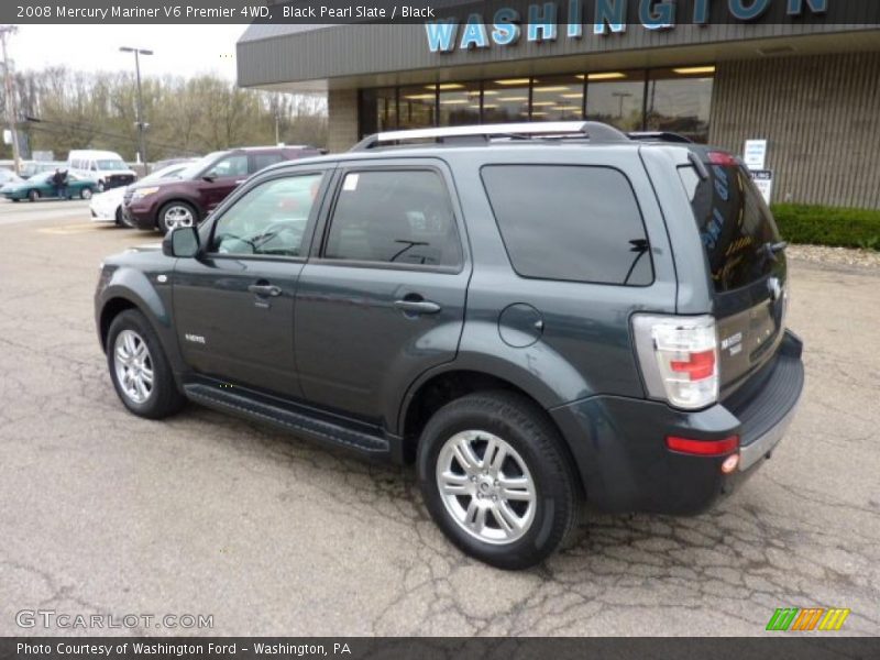 Black Pearl Slate / Black 2008 Mercury Mariner V6 Premier 4WD