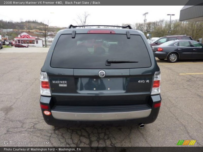Black Pearl Slate / Black 2008 Mercury Mariner V6 Premier 4WD