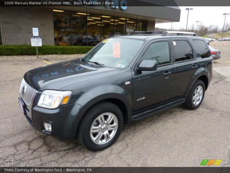 Black Pearl Slate / Black 2008 Mercury Mariner V6 Premier 4WD