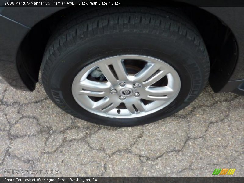 Black Pearl Slate / Black 2008 Mercury Mariner V6 Premier 4WD