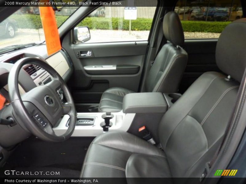 Black Pearl Slate / Black 2008 Mercury Mariner V6 Premier 4WD