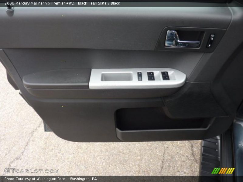 Black Pearl Slate / Black 2008 Mercury Mariner V6 Premier 4WD