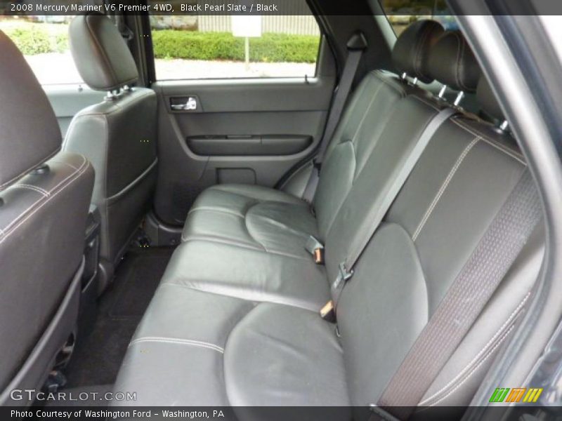Black Pearl Slate / Black 2008 Mercury Mariner V6 Premier 4WD