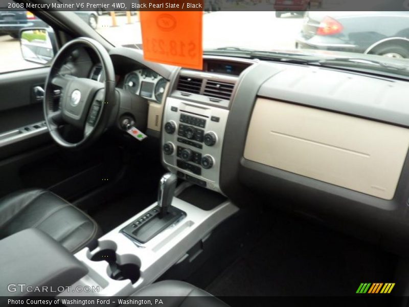 Black Pearl Slate / Black 2008 Mercury Mariner V6 Premier 4WD