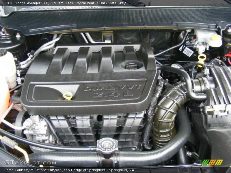 Brilliant Black Crystal Pearl / Dark Slate Gray 2010 Dodge Avenger SXT