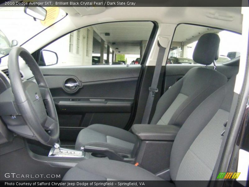 Brilliant Black Crystal Pearl / Dark Slate Gray 2010 Dodge Avenger SXT