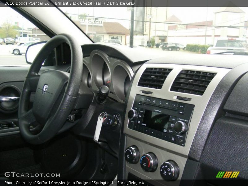 Brilliant Black Crystal Pearl / Dark Slate Gray 2010 Dodge Avenger SXT
