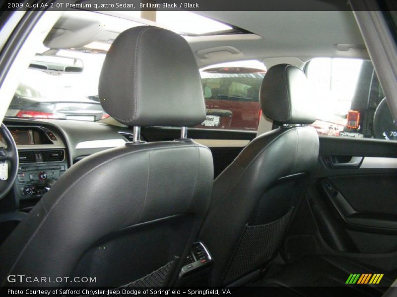 Brilliant Black / Black 2009 Audi A4 2.0T Premium quattro Sedan