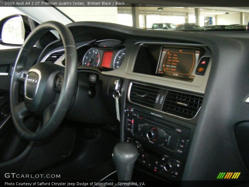 Brilliant Black / Black 2009 Audi A4 2.0T Premium quattro Sedan