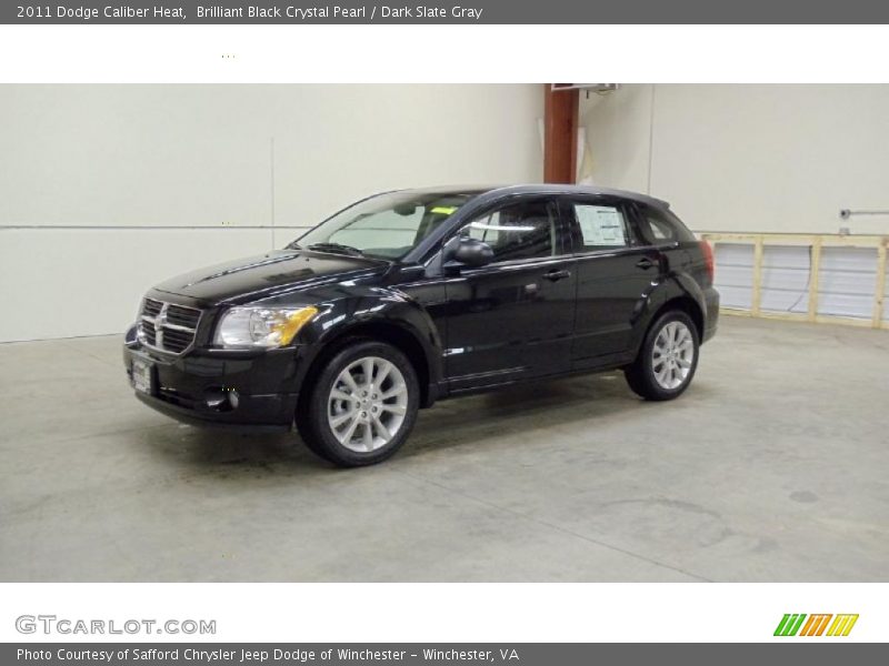 Brilliant Black Crystal Pearl / Dark Slate Gray 2011 Dodge Caliber Heat