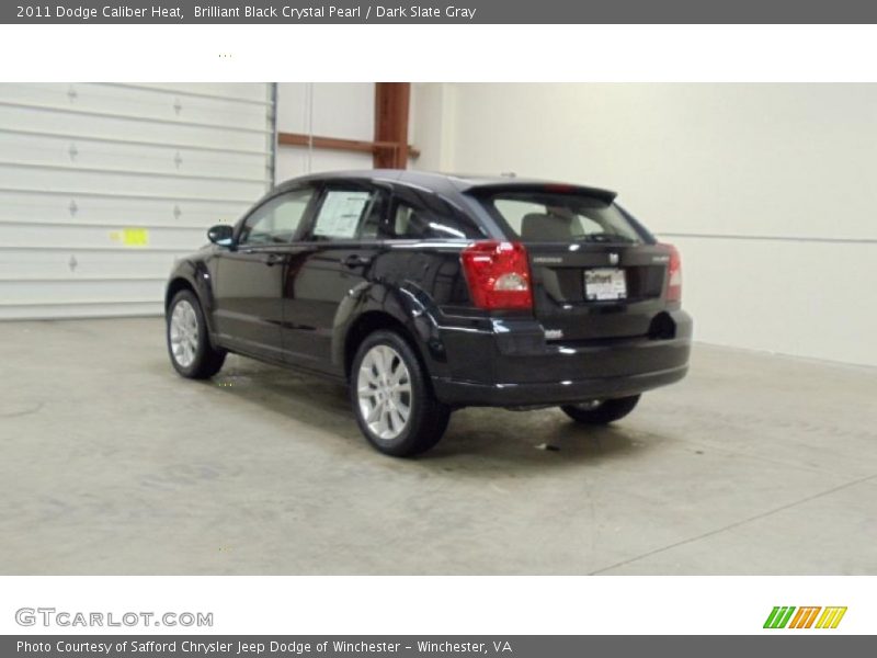 Brilliant Black Crystal Pearl / Dark Slate Gray 2011 Dodge Caliber Heat