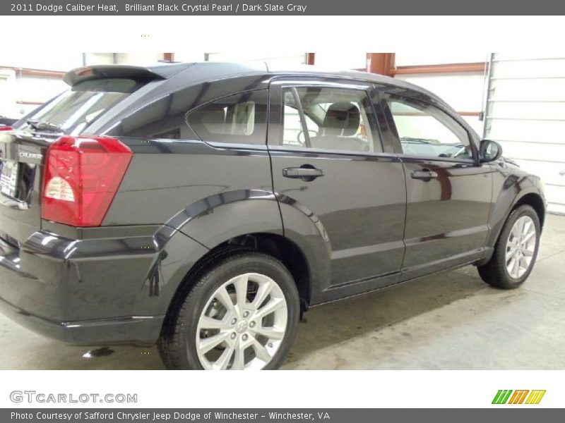 Brilliant Black Crystal Pearl / Dark Slate Gray 2011 Dodge Caliber Heat