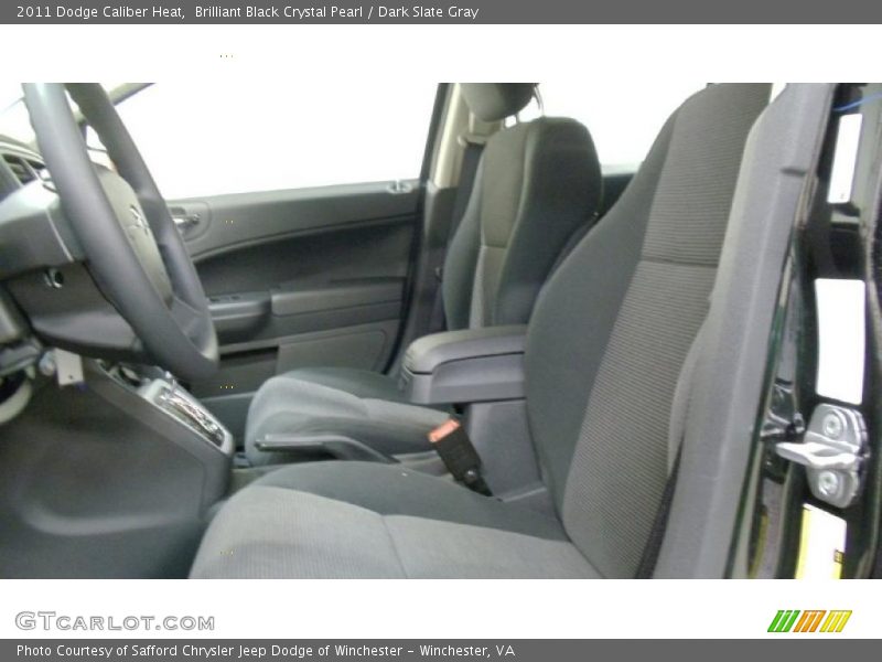 Brilliant Black Crystal Pearl / Dark Slate Gray 2011 Dodge Caliber Heat