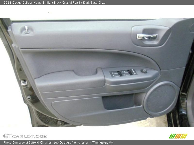 Brilliant Black Crystal Pearl / Dark Slate Gray 2011 Dodge Caliber Heat