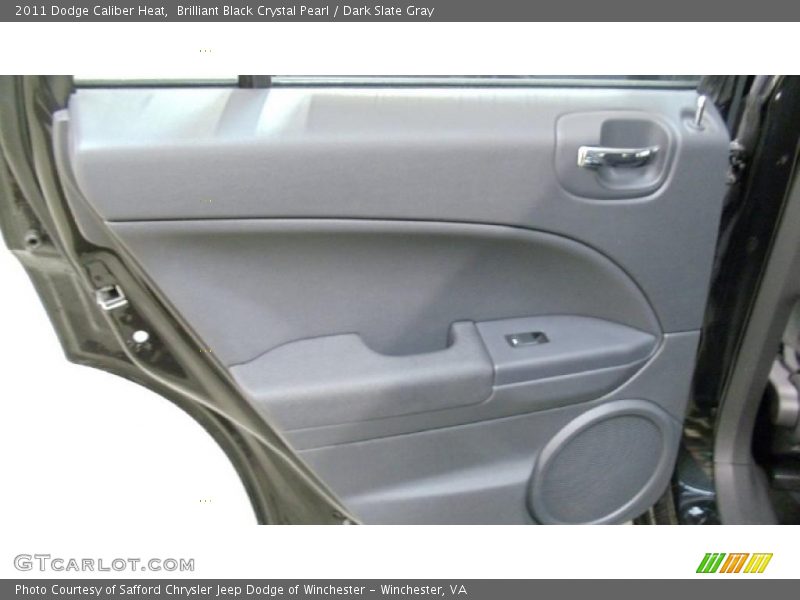 Brilliant Black Crystal Pearl / Dark Slate Gray 2011 Dodge Caliber Heat