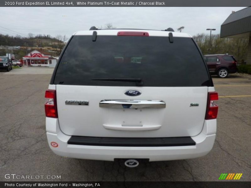 White Platinum Tri-Coat Metallic / Charcoal Black 2010 Ford Expedition EL Limited 4x4