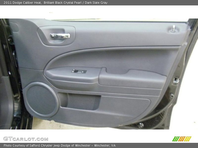 Brilliant Black Crystal Pearl / Dark Slate Gray 2011 Dodge Caliber Heat