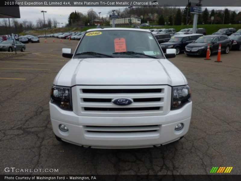 White Platinum Tri-Coat Metallic / Charcoal Black 2010 Ford Expedition EL Limited 4x4