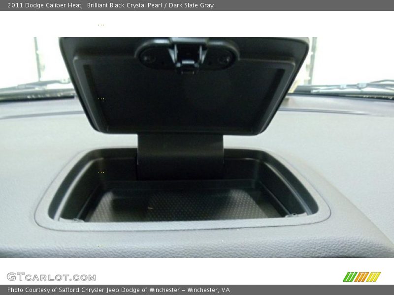 Brilliant Black Crystal Pearl / Dark Slate Gray 2011 Dodge Caliber Heat