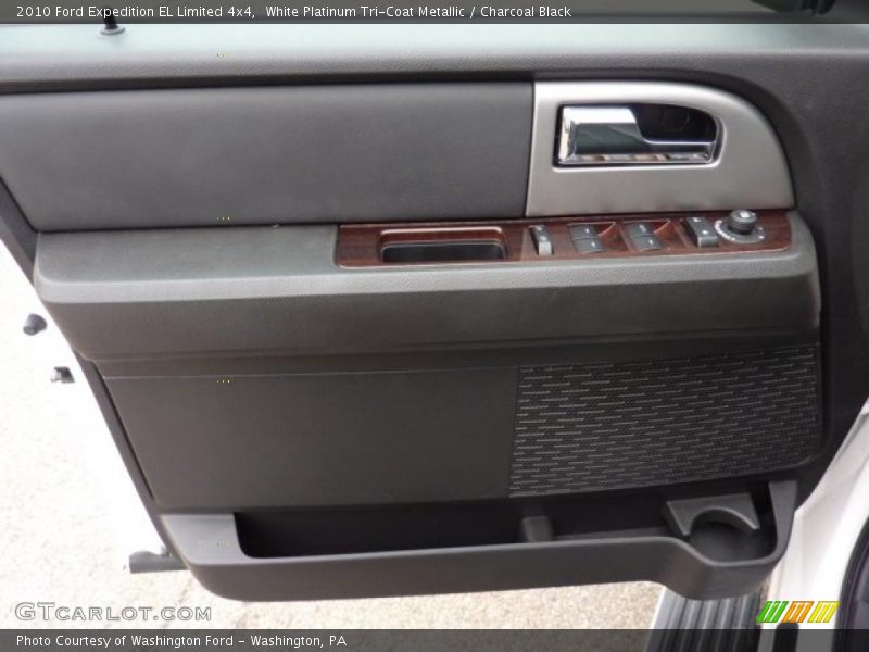 White Platinum Tri-Coat Metallic / Charcoal Black 2010 Ford Expedition EL Limited 4x4