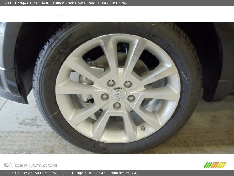 Brilliant Black Crystal Pearl / Dark Slate Gray 2011 Dodge Caliber Heat
