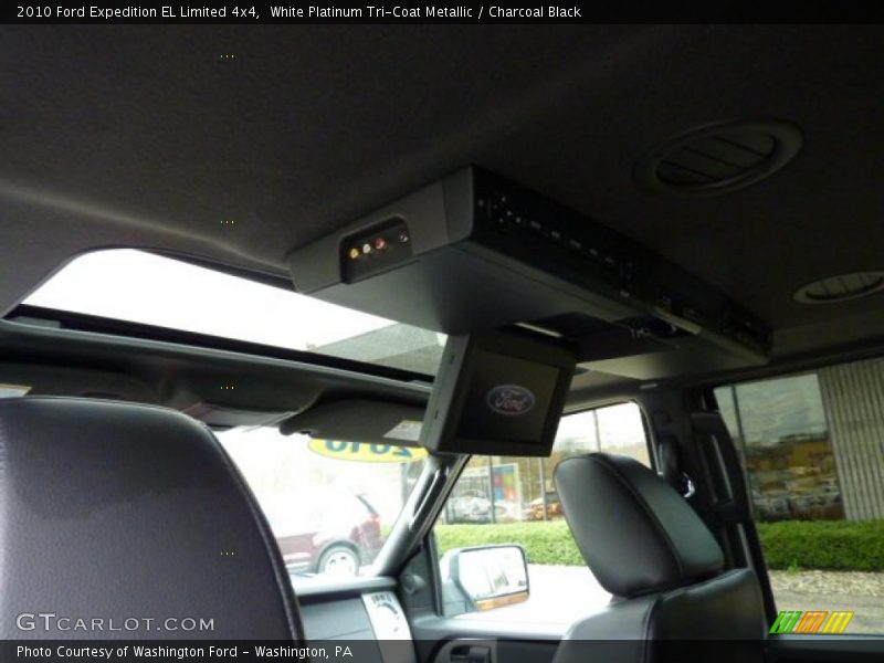 White Platinum Tri-Coat Metallic / Charcoal Black 2010 Ford Expedition EL Limited 4x4