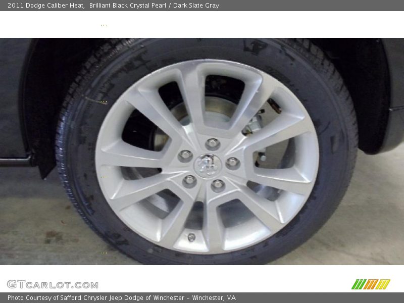 Brilliant Black Crystal Pearl / Dark Slate Gray 2011 Dodge Caliber Heat