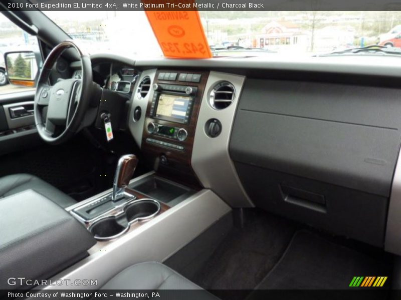 White Platinum Tri-Coat Metallic / Charcoal Black 2010 Ford Expedition EL Limited 4x4