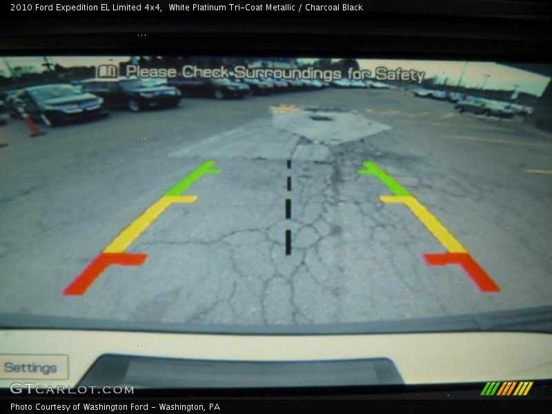 White Platinum Tri-Coat Metallic / Charcoal Black 2010 Ford Expedition EL Limited 4x4