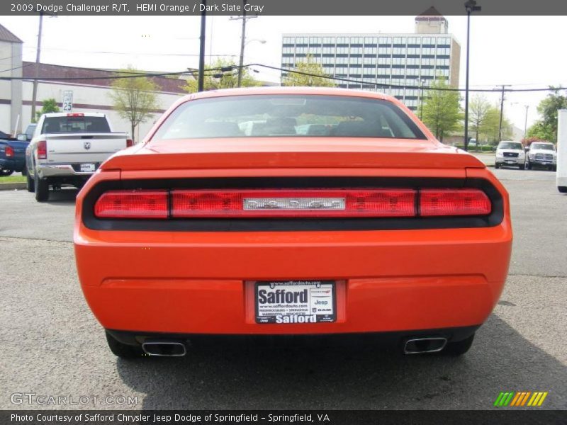 HEMI Orange / Dark Slate Gray 2009 Dodge Challenger R/T
