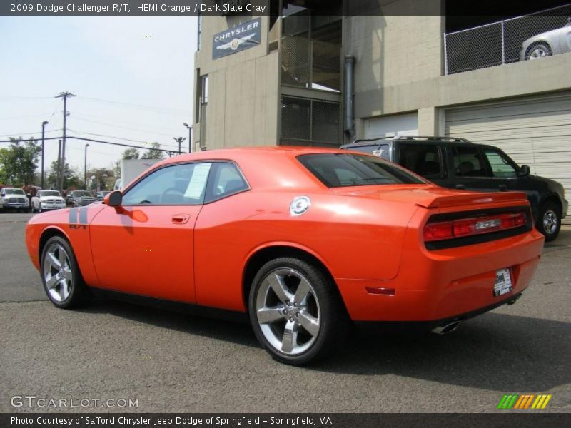 HEMI Orange / Dark Slate Gray 2009 Dodge Challenger R/T