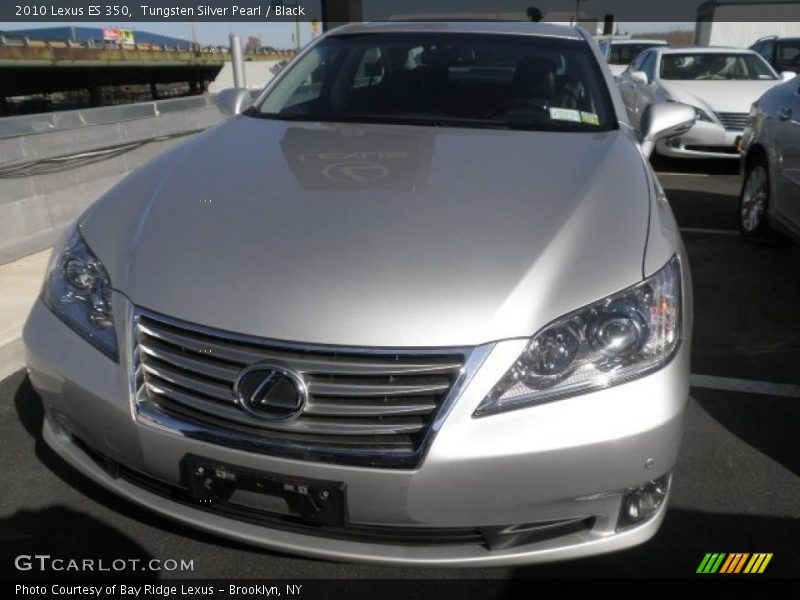 Tungsten Silver Pearl / Black 2010 Lexus ES 350