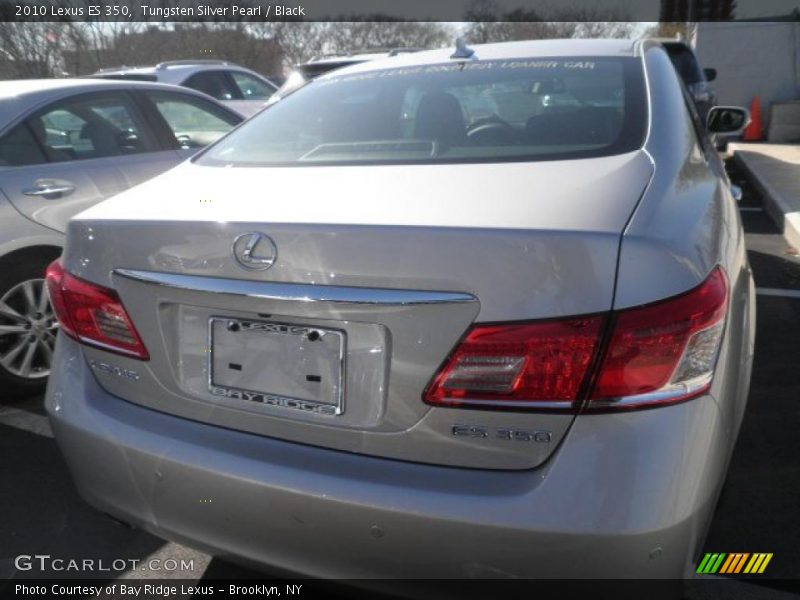 Tungsten Silver Pearl / Black 2010 Lexus ES 350