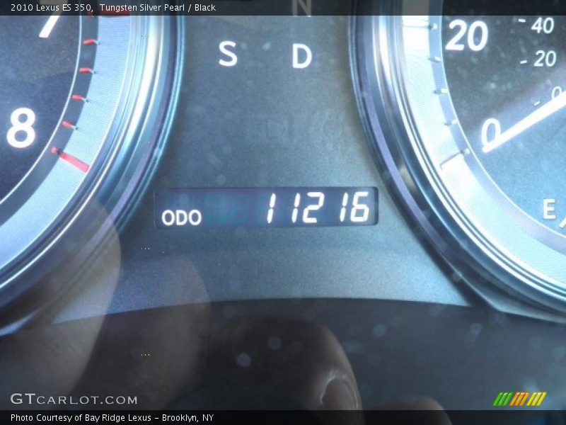 Tungsten Silver Pearl / Black 2010 Lexus ES 350