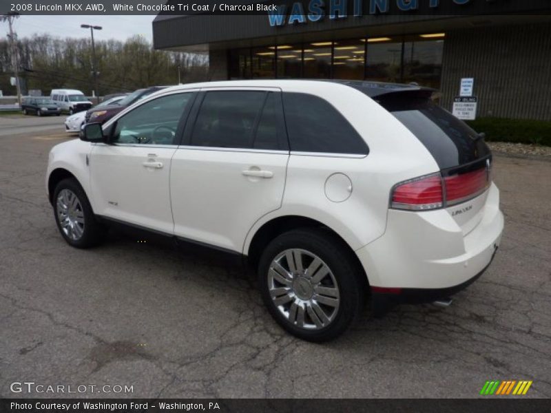 White Chocolate Tri Coat / Charcoal Black 2008 Lincoln MKX AWD