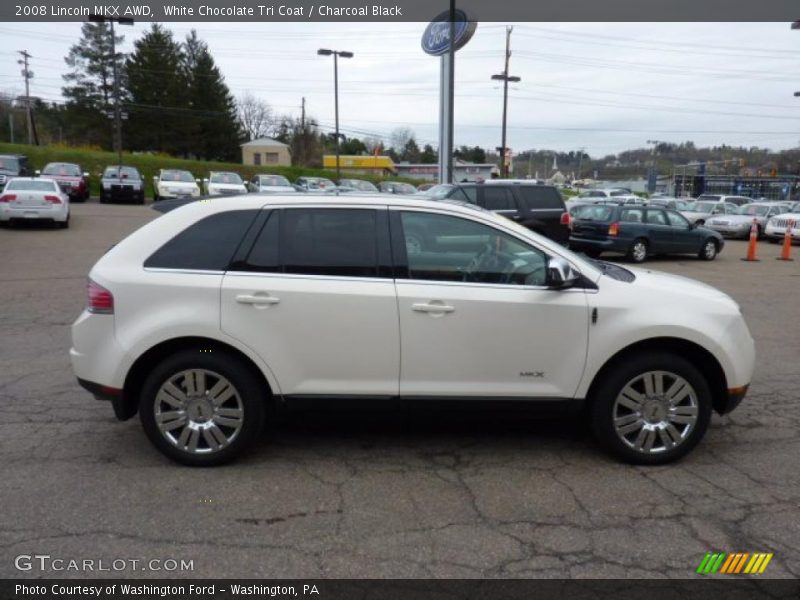 White Chocolate Tri Coat / Charcoal Black 2008 Lincoln MKX AWD