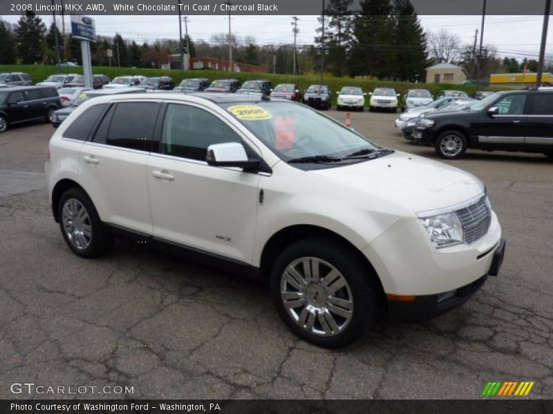 White Chocolate Tri Coat / Charcoal Black 2008 Lincoln MKX AWD