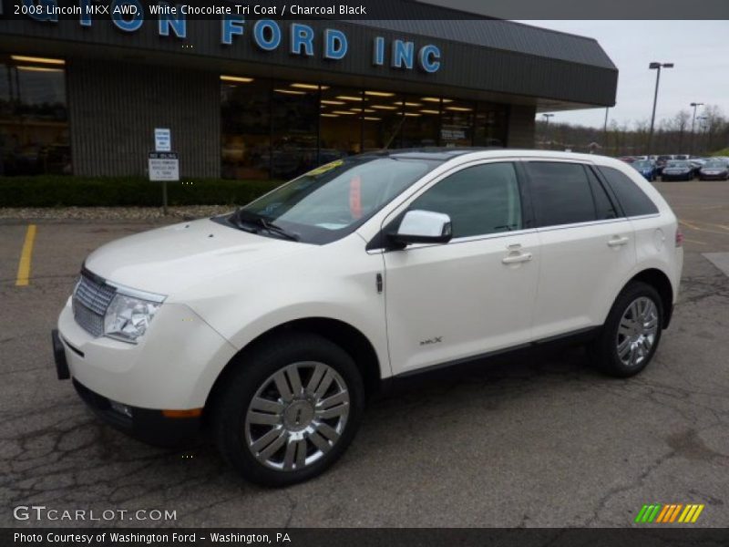 White Chocolate Tri Coat / Charcoal Black 2008 Lincoln MKX AWD
