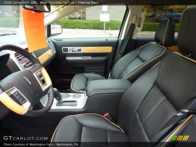 White Chocolate Tri Coat / Charcoal Black 2008 Lincoln MKX AWD