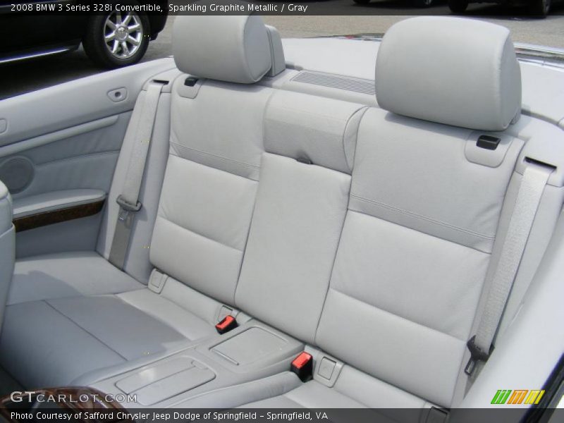  2008 3 Series 328i Convertible Gray Interior